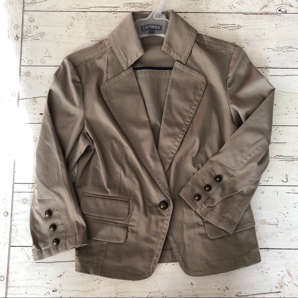 Express Khaki Blazer